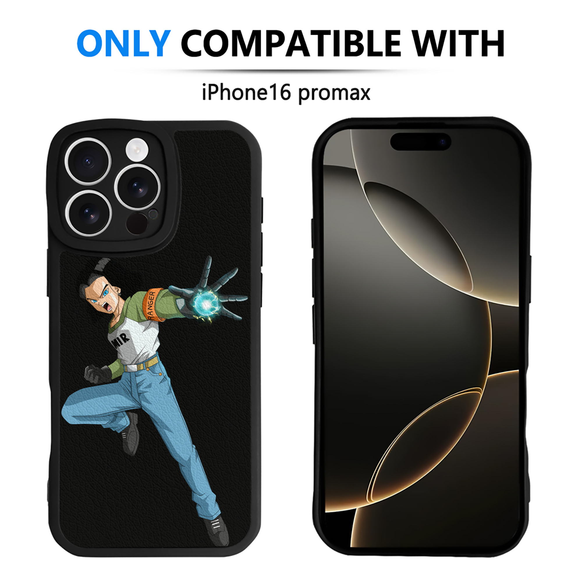 （画像用） ドラゴンボール DRAGON BALL 【iPhone 16シリーズ対応】シリコンスマホケース（レザー調） 材質：シリコン